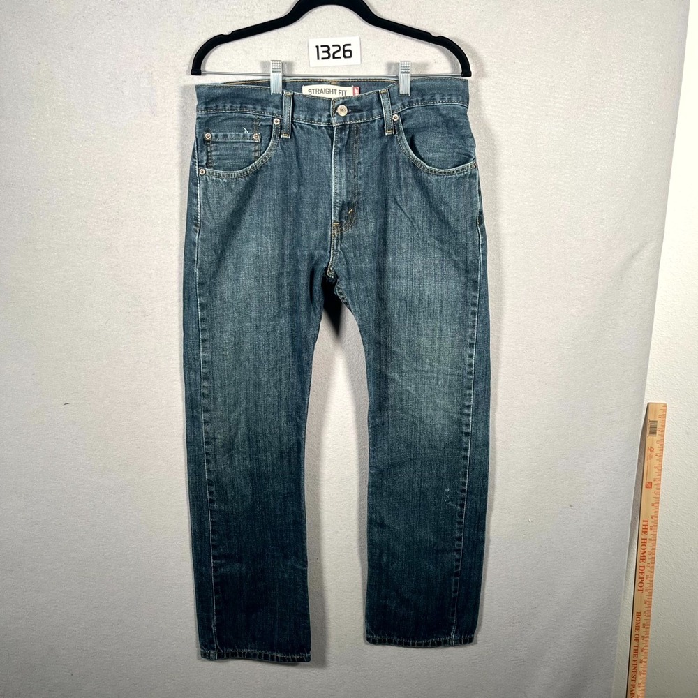 Levi's 505 Jeans‎ Mens 3x30 Blue Denim 100% Cotton Medium Wash Straight Fit